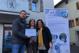 La commune d'Orsières a reçu ce vendredi 6 décembre son label.